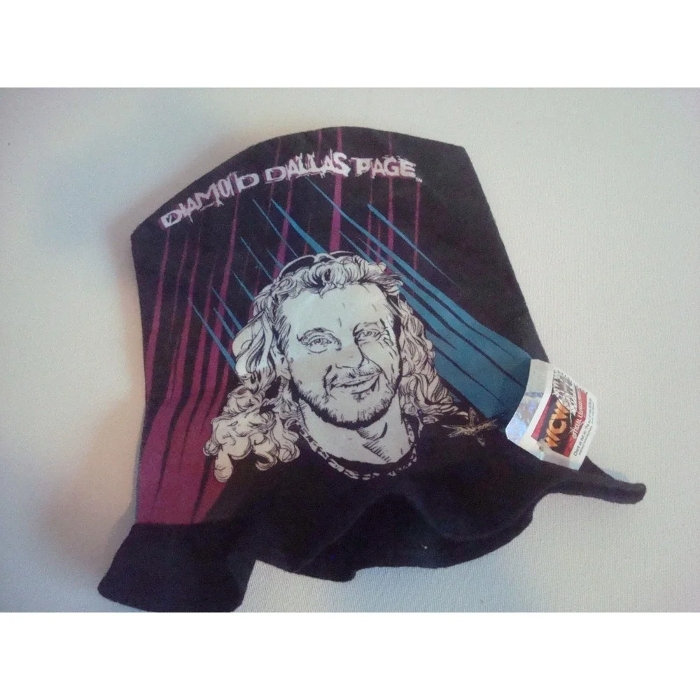 DALLAS PAGE DIAMOND WCW 90S STOVEPIPE FLOPPY BUCKET  HAT CAP 00S Y2K  VINTAGE G5